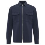 Genti Oaks Overshirt Navy