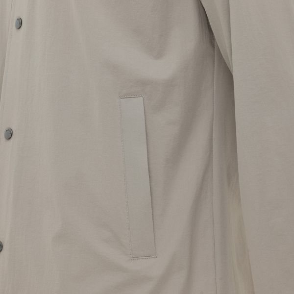 Genti Ryder Relaxed Overshirt Grijs