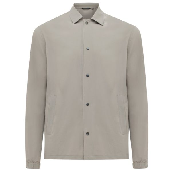 Genti Ryder Relaxed Overshirt Grijs