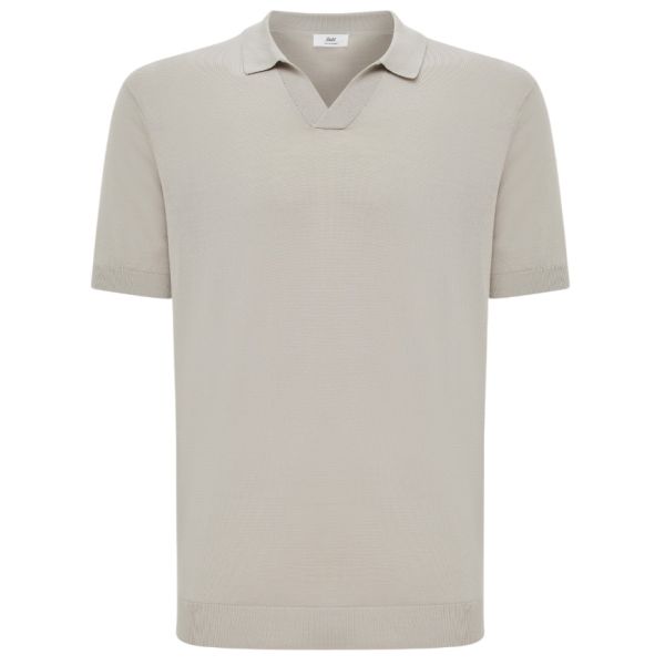 Gentiluomo No Buttons Polo Beige