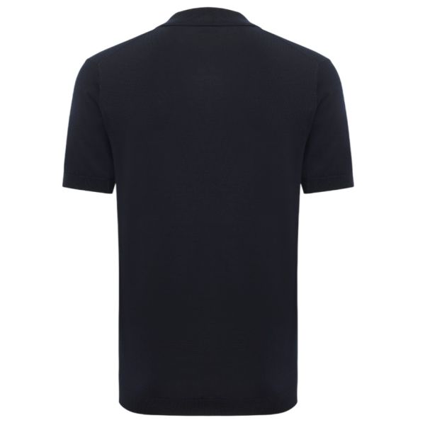Gentiluomo No Buttons Polo Navy