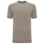 Gentiluomo Round Knitted T-shirt Bruin