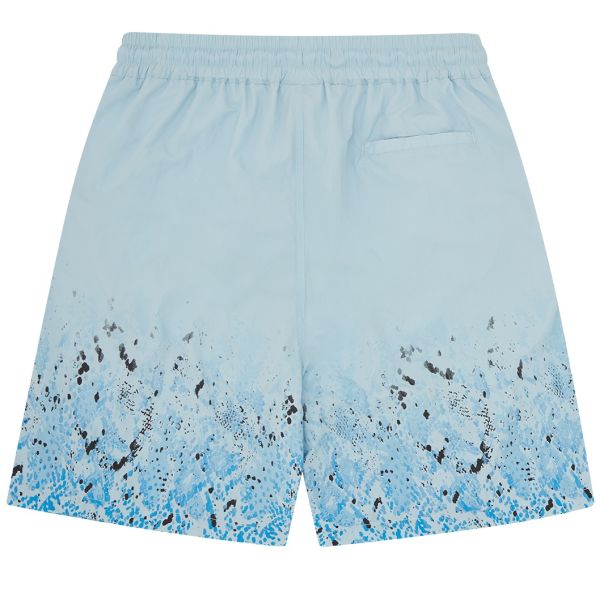 Icecream Gradient Snakeskin Running Dog Zwembroek Licht Blauw