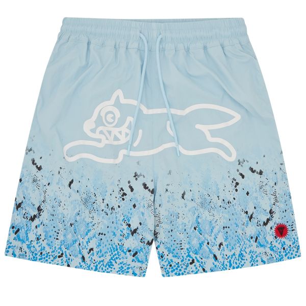 Icecream Gradient Snakeskin Running Dog Zwembroek Licht Blauw