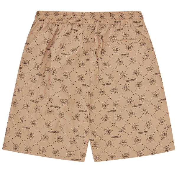 Icecream Monogram Running Dog Zwembroek Bruin