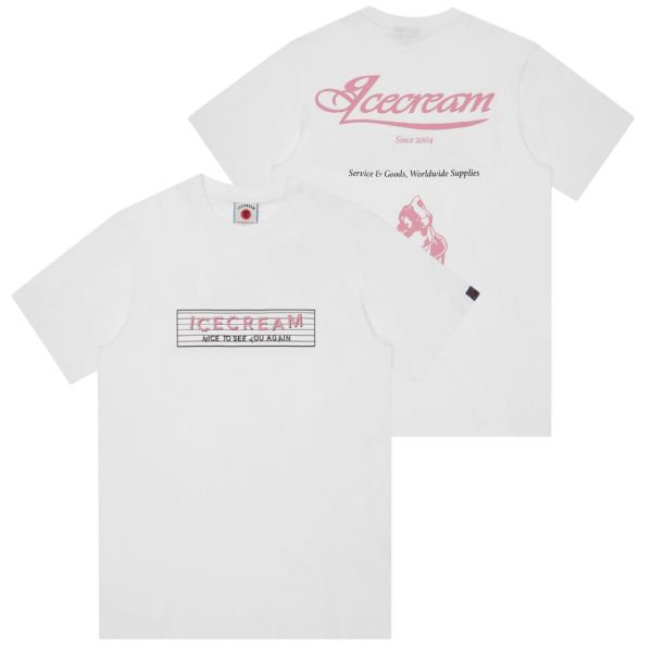 Icecream Nice To See You T-shirt Wit