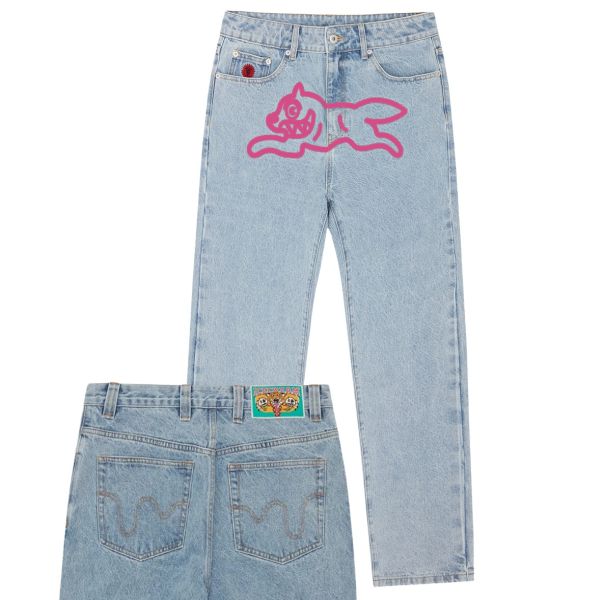 Icecream Running Dog Double Scoop Jeans Blauw