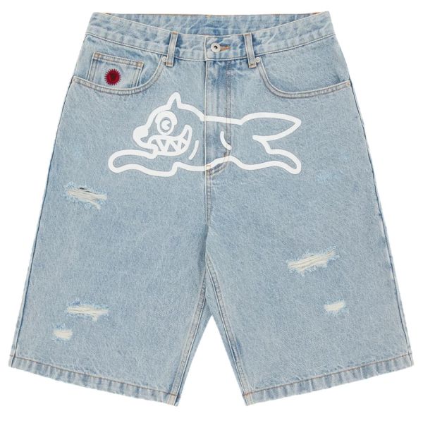 Icecream Running Dog Korte Broek Licht Blauw