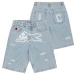 Icecream Running Dog Korte Broek Licht Blauw