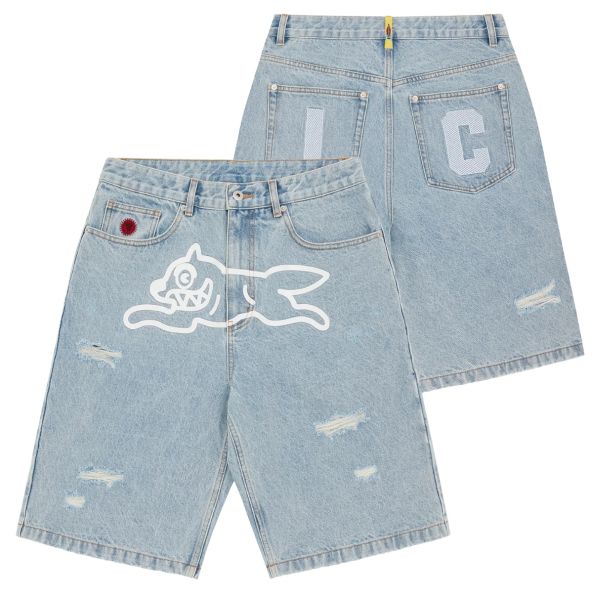Icecream Running Dog Korte Broek Licht Blauw