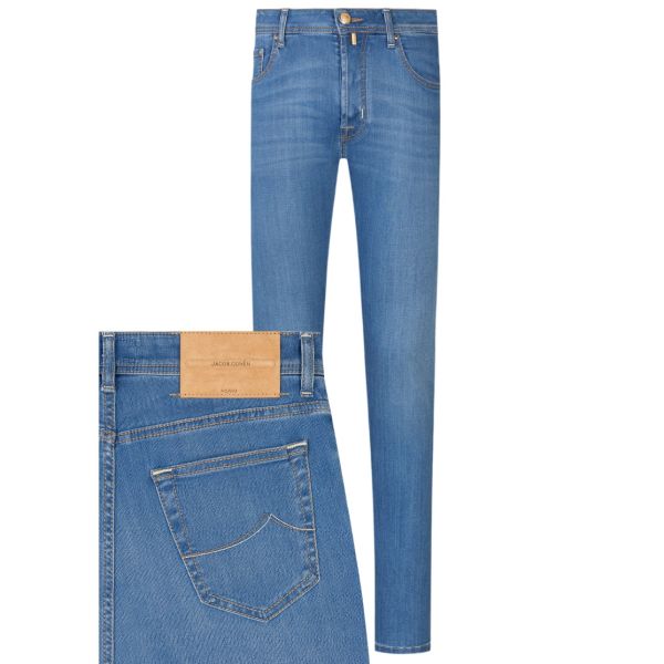 Jacob Cohën Nick Slim Jeans 200D Blauw