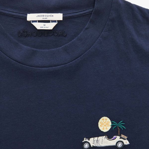 Jacob Cohën Resort T-shirt Donker Blauw