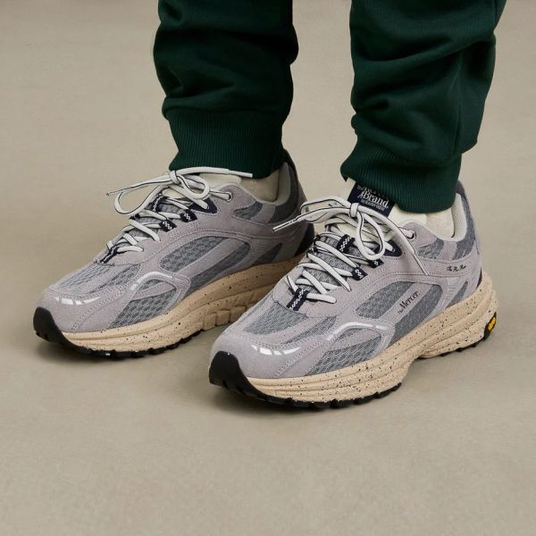 Mercer Amsterdam The Re-Run Vibram Sneaker Grijs/Navy