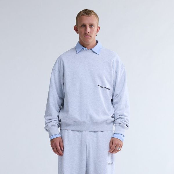 New Amsterdam Surf Association Beach Sign Sweater Grijs