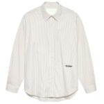 New Amsterdam Surf Association Beach Stripe Overhemd Off White