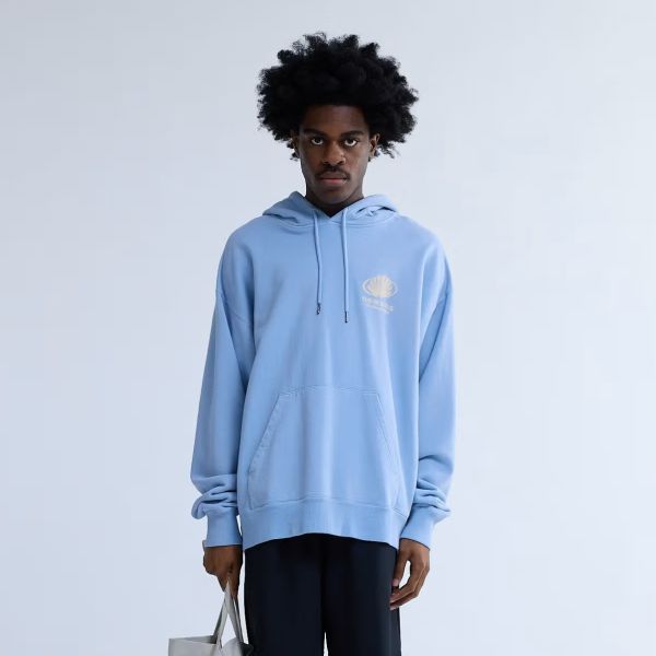 New Amsterdam Surf Association Corporate Logo Hoodie Licht Blauw