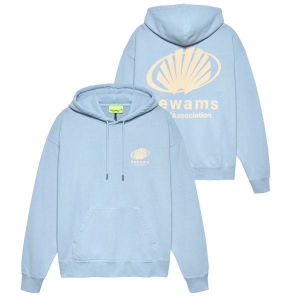 New Amsterdam Surf Association Corporate Logo Hoodie Licht Blauw