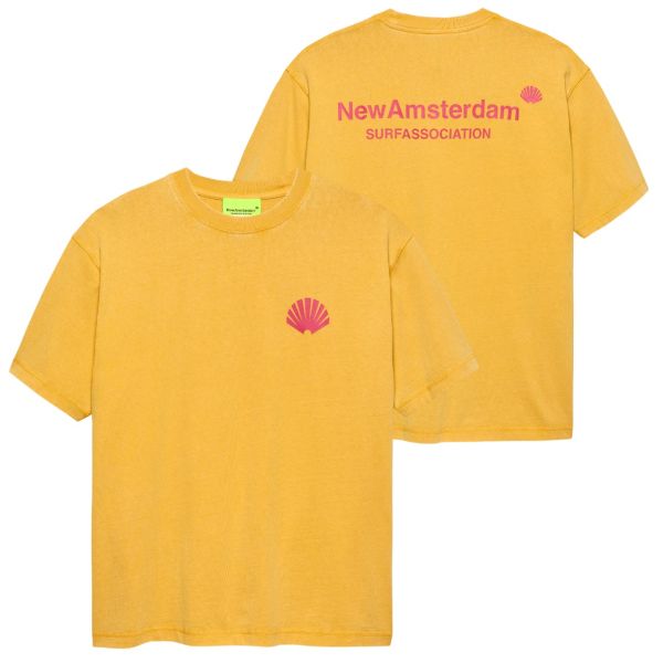 New Amsterdam Surf Association Logo T-shirt Geel