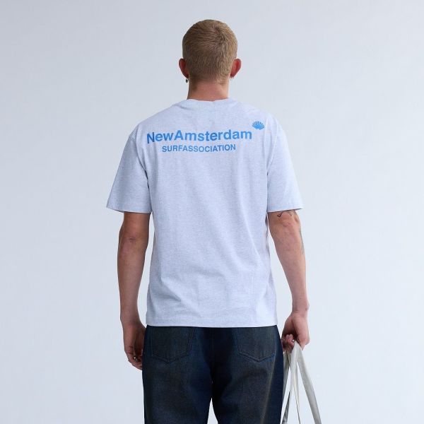 New Amsterdam Surf Association Logo T-shirt Grijs