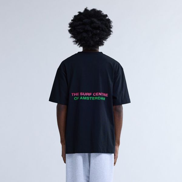 New Amsterdam Surf Association Surf Centre T-shirt Zwart