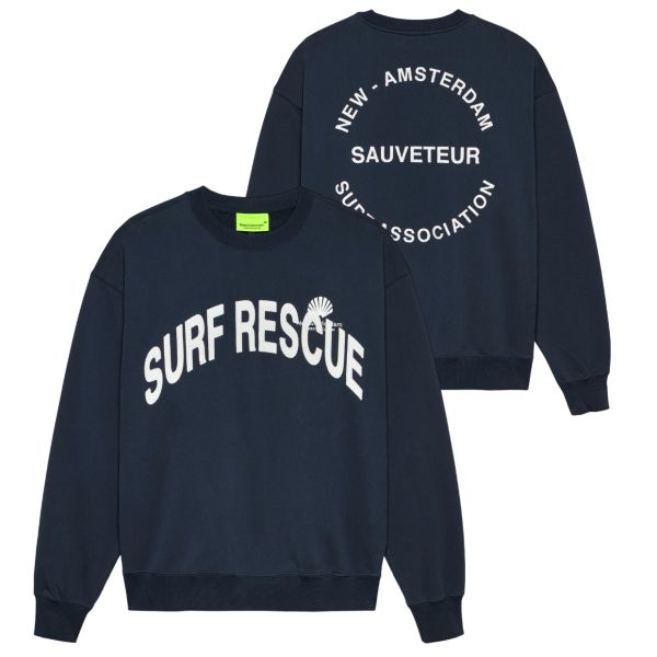 New Amsterdam Surf Association Surf Rescue Sweater Navy