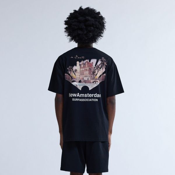 New Amsterdam Surf Association Tropical T-shirt Zwart