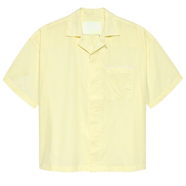 New Amsterdam Surf Association Wijk Stripe Overhemd Geel