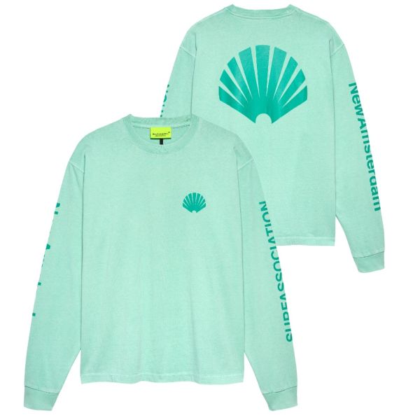 New Amsterdam Surf Association Logo Longsleeve T-shirt Mint