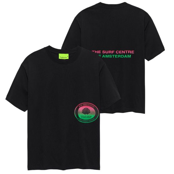 New Amsterdam Surf Association Surf Centre T-shirt Zwart