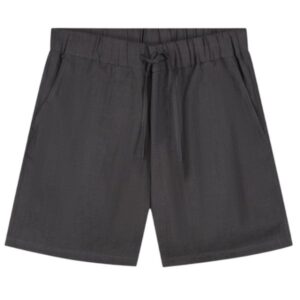 Olaf Linen Blend Korte Broek Antraciet