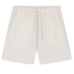 Olaf Linen Blend Korte Broek Off White