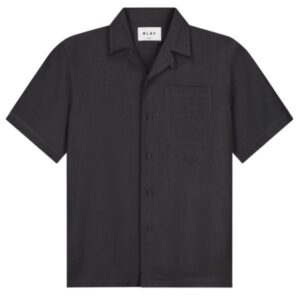 Olaf Linen Blend Overhemd Antraciet