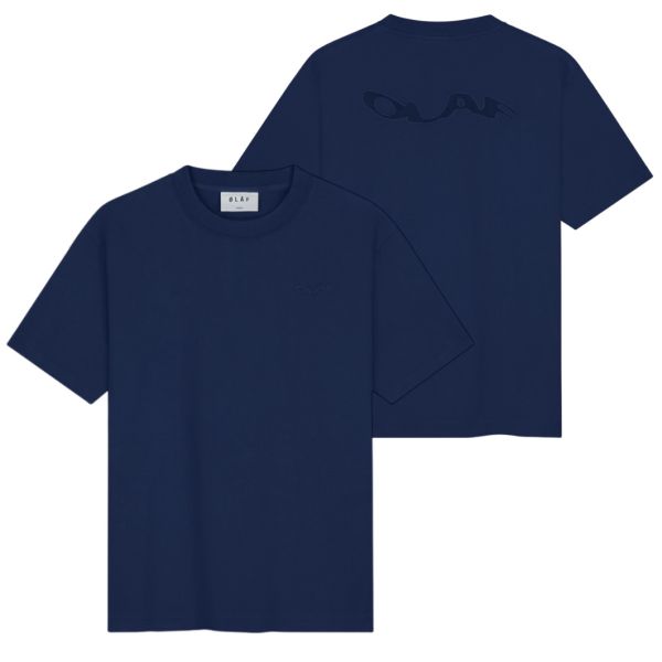 Olaf Ripstop Applique Relaxed T-shirt Navy