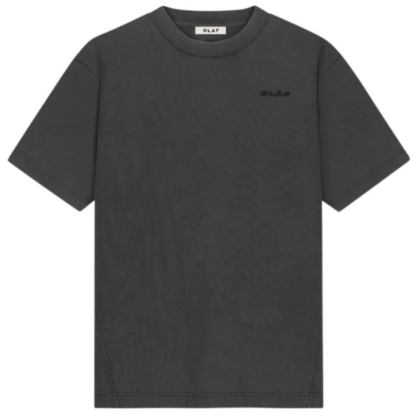 Olaf Washed Studio T-shirt Antraciet