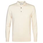 Profuomo Luxury Longsleeve Polo Off White