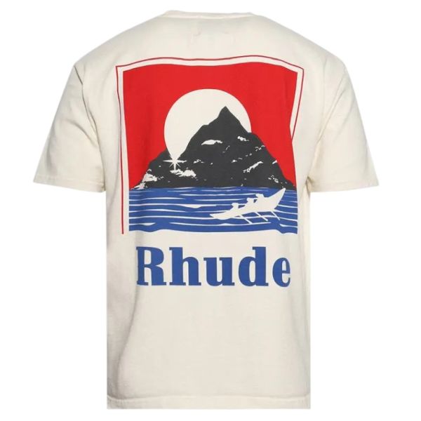 Rhude Moonlight Regatta T-shirt Off White