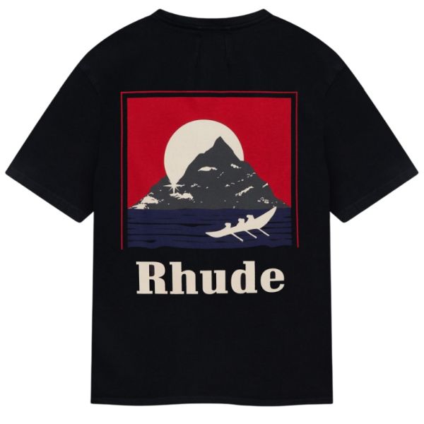 Rhude Moonlight Regatta T-shirt Zwart