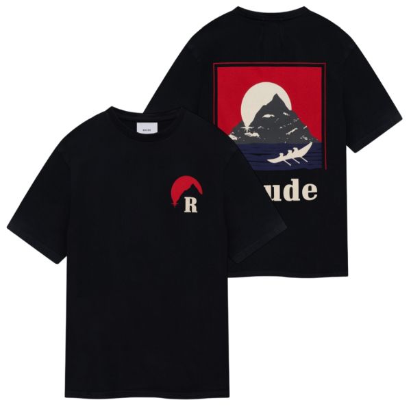 Rhude Moonlight Regatta T-shirt Zwart