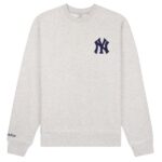 Sporty & Rich Heritage Yankees Serif Sweater Grijs