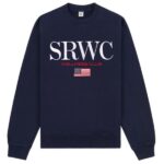 Sporty & Rich Nautical Embroidered Sweater Navy