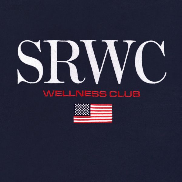 Sporty & Rich Nautical Embroidered Sweater Navy