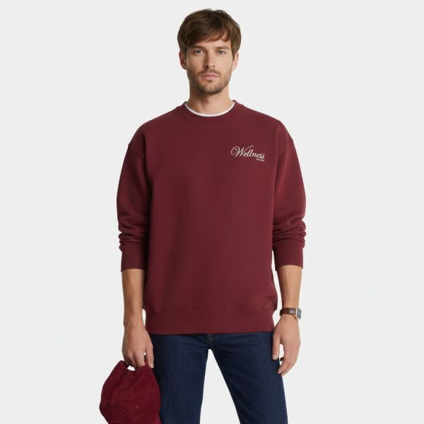 Sporty & Rich Soho Sweater Bordeaux
