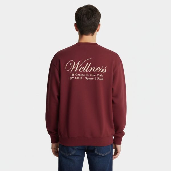 Sporty & Rich Soho Sweater Bordeaux