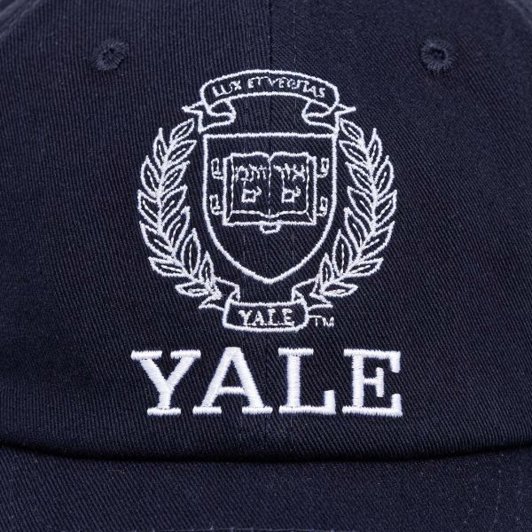 Sporty & Rich Yale Crest Cap Navy