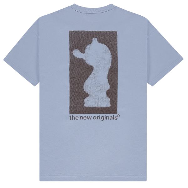 The New Originals Checkmate T-shirt Licht Blauw