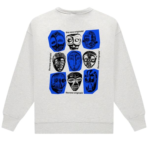The New Originals Mask Sweater Grijs