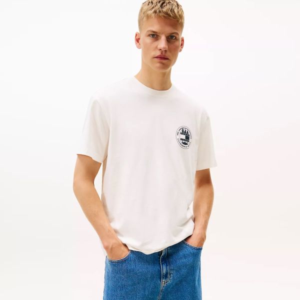 Tommy Jeans Relaxed Outdoor T-shirt Off White