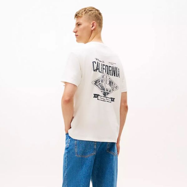 Tommy Jeans Relaxed Outdoor T-shirt Off White