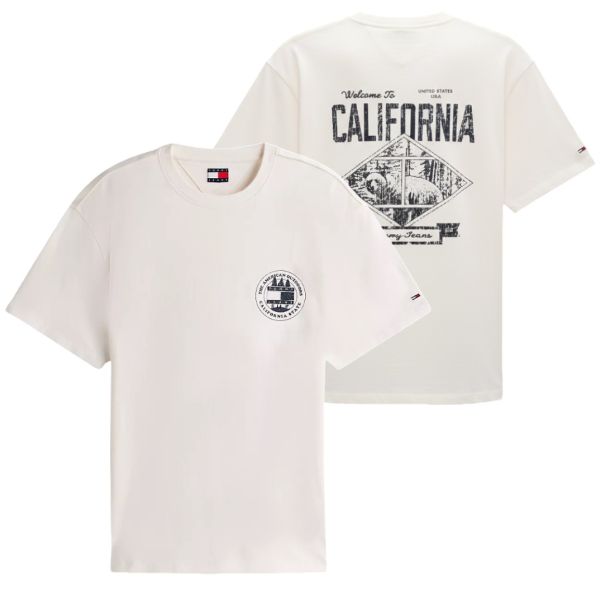 Tommy Jeans Relaxed Outdoor T-shirt Off White
