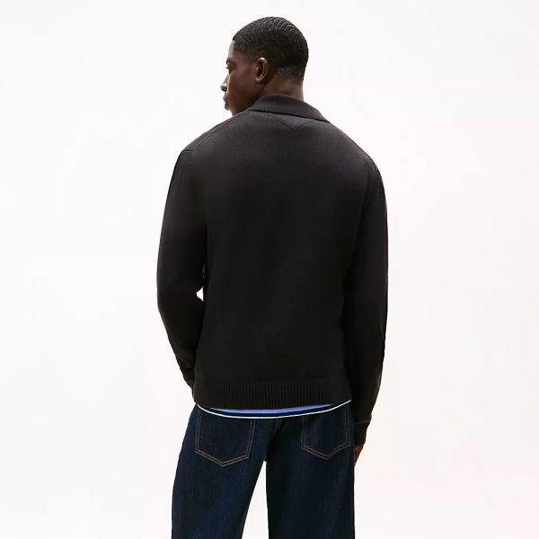 Tommy Jeans Slim Essential Polo Sweater Zwart